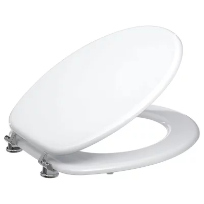PARIS PRIX FIVE Simply Smart - Abattant WC en Bois Luxe 43cm Blanc