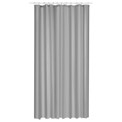 TOILINUX Five Simply smart - Lot 2x Rideau de douche Eva - 180 x 200 cm - Gris