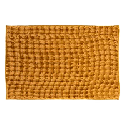 FIVE SIMPLY SMART Five - Tapis de Bain Chenille Courte Moutarde 50X80