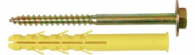 SANITAIRE DISTRIBUTION Fixation chauffe-eau - Parpaing et brique - Sachet de 4 - ING Fixation