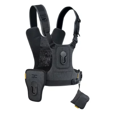 COTTON CARRIER Fixation  Harnais 2 boitiers + Housse Anti-Pluie