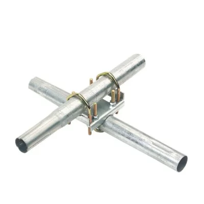 OPTEX Fixation universelle 1286 pour 2 tubes parall&egrave;les - 90 degr&eacute;s ouest 25 &agrave; 50 mm