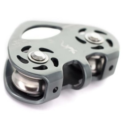 FIXE CLIMBING GEAR Fixe POLEA Doble EJE Para TIROLINAS DE Cable CE