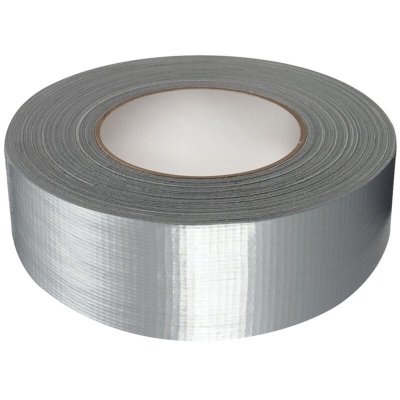 FIXMAN  - adh&eacute;sif toil&eacute; ultra robuste 50 mm x 50 m argent&eacute; 188824