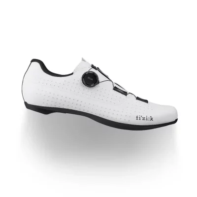 FIZIK  Homme R4 Overcurve Chaussures de v&eacute;lo, Blanc et Noir, 45 EU