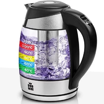  Fkg-428 1.8l 2200w 220v r&eacute;sistant &agrave; la chaleur verre de s&eacute;curit&eacute; acier inoxydable inox