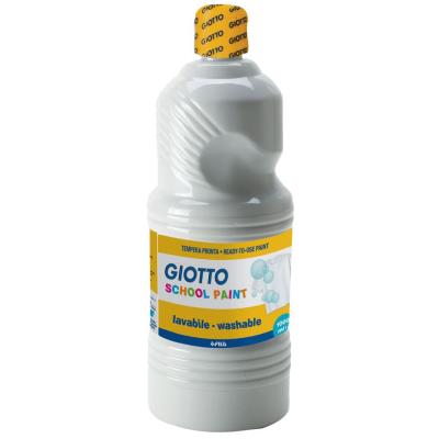 GENERIQUE Flacon de 1 Litre de gouache liquide lavable Giotto. Coloris blanc