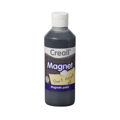 CREALL Flacon de 250 ml de peinture magn&eacute;tique noire - noir