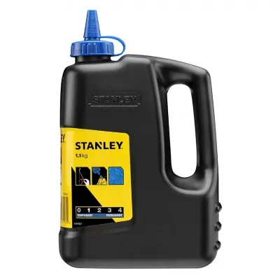 STANLEY Flacon poudre &agrave; tracer Bleu  - 115 g - 1-47-403