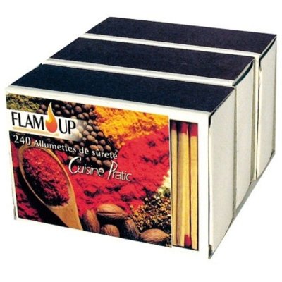 FLAM UP  - Allumettes cuisine tripack (3x240)