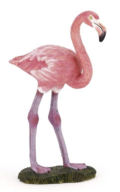 PAPO Flamant rose - dim. 7 cm x 3 cm x 10 cm