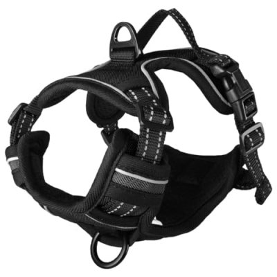 FLAMINGO  Harnais pour chiens Balou Noir S 40-55 cm 20mm