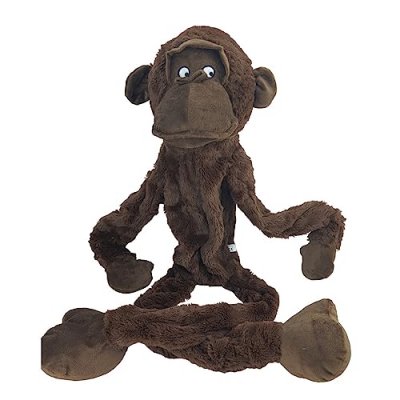 FLAMINGO  - Jouet Singe Madina marron 100cm pour chien Marron