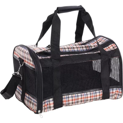FLAMINGO  Sac de transport pour animaux Piccailly Noir et Marron 31816