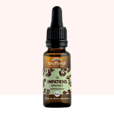 BIOFLORAL Fleur De Bach Elixir Impatiens n&deg;18 Impatience 