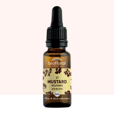 BIOFLORAL Fleur De Bach Elixir Mustard n&deg;21 Moutarde 