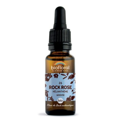 BIOFLORAL Fleur De Bach Elixir Rock Rose n&deg;26 H&eacute;lianth&egrave;me 