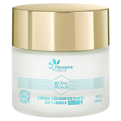 FLEURANCE NATURE  Elixir Royal Cr&egrave;me R&eacute;confortante Anti-Rides Nuit 50ml
