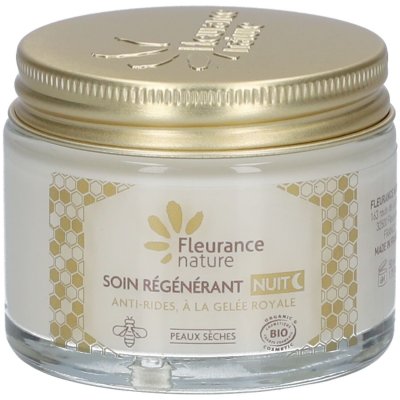 FLEURANCE NATURE  Soin Nuit R&eacute;g&eacute;n&eacute;rant &Agrave; La Gel&eacute;e Royale Bio 50ml