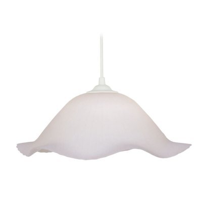 TOSEL FLEUVE - Suspension d&ocirc;me verre blanc