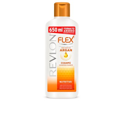 REVLON FLEX KERATIN shampoo nourishing argan oil 650 ml