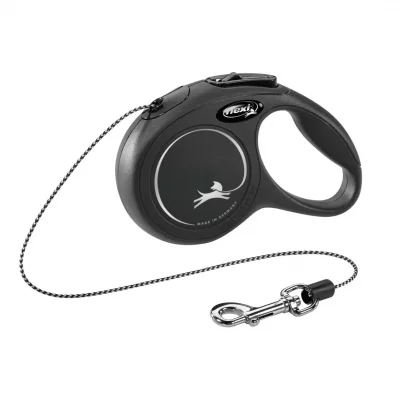 FLEXI  - Laisse New Classic xs Cord 3 m black CL00C3-251-S-20 - Noir
