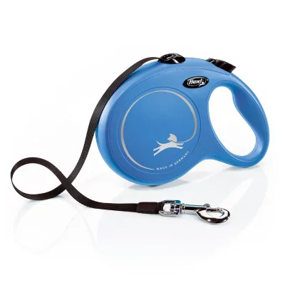 FLEXI  New Classic Laisse Sangle L 8 M Bleu Pour Chien