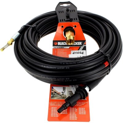 BLACK & DECKER Flexible deboucheur canalisation 16m pour Nettoyeur haute pression 