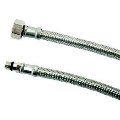 BOUTTE Flexible pour mitigeur m&eacute;langeur - m&acirc;le 10x100 - femelle 12x17 - 30 cm