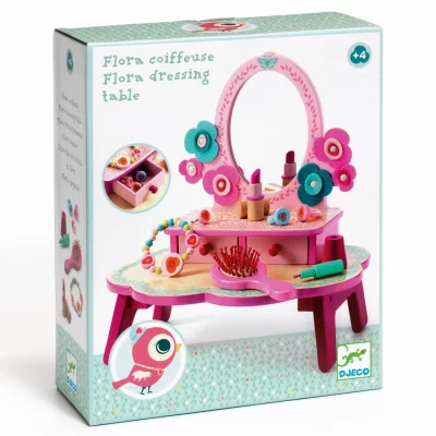 DJECO Flora coiffeuse Jeux imitation Coquetteries