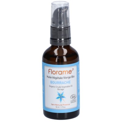 FLORAME  Huile v&eacute;g&eacute;tale vierge bio bourrache flacon pompe 50ml