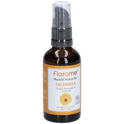 FLORAME  Mac&eacute;r&acirc;t huileux bio de calendula flacon pompe 50ml
