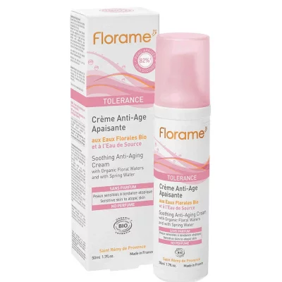 FLORAME  TOLERANCE - Cr&egrave;me Anti-&Acirc;ge Apaisante, 50ml