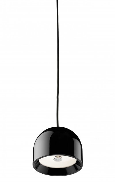 FLOS  - Wan S luminaire suspendu, noir brillant