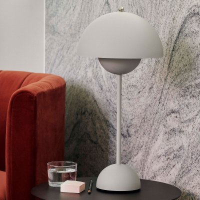 &TRADITION Flowerpot VP3 Lampe de Table Gris Clair Mat -