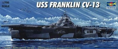  Flugzeugtr&auml;ger Uss Franklin Cv-13 - 1:700e - Trumpeter
