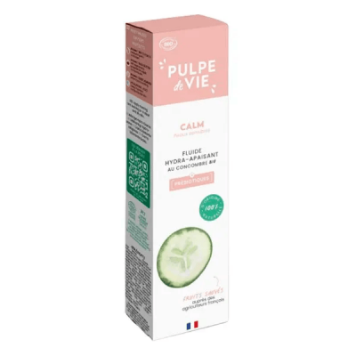 PULPE DE VIE Fluide Visage Hydratant et Apaisant Bio - Calm Me - 