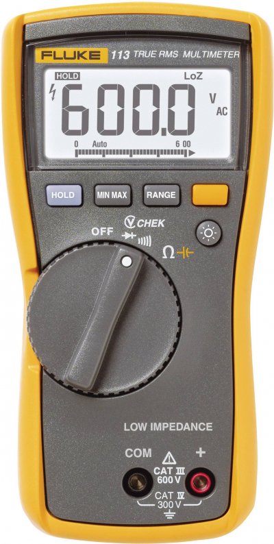 FLUKE  113 Multim&egrave;tre Num&eacute;rique Trms Ac 6000 Digits 600 Vac 600 Vdc