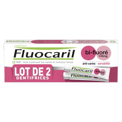 FLUOCARIL  Dentifrice Dents Sensibles, 2x75ml
