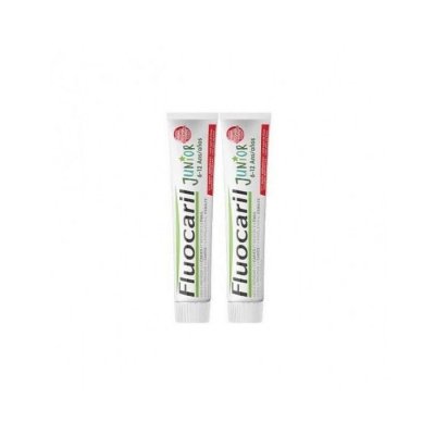 FLUOCARIL  Junior Dentifrice 6-12 Ans Lot de 2 x 75 ml - Fruits Rouges