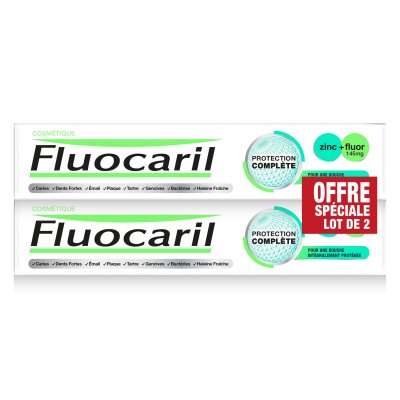 FLUOCARIL  Protection Compl&egrave;te, Dentifrice 2x75ml