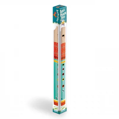 DJECO Flute En Bois Coloree - Instrument De Musique