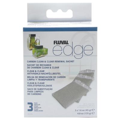 FLUVAL  - Sachets de Rechange de Charbon Clean&Clear Edge - x3