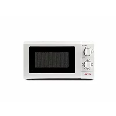 GIRMI FM0501 Micro-Onde 700W 20L D&eacute;cong&eacute;lation Minuteur Verre Blanc