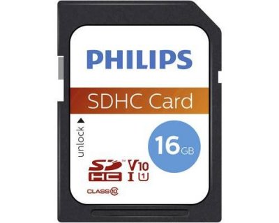 PHILIPS FM16SD45B - Carte m&eacute;moire flash - 16 Go - Class 10 - SDHC UHS-I
