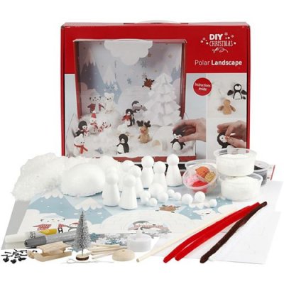 CREATIV COMPANY Foam Clay ensemble de mat&eacute;riaux pour un pays d'hiver merveilleux