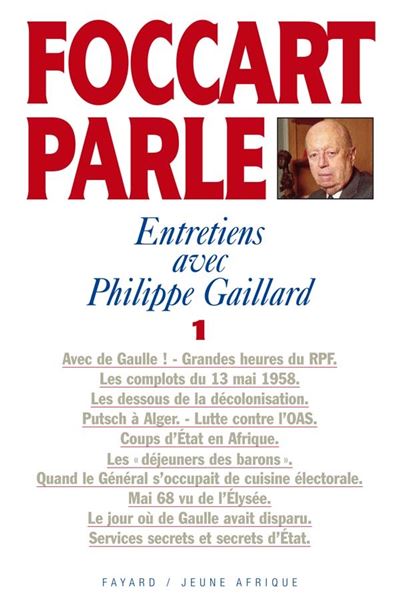 Foccart parle - Entretiens avec Philippe Gaillard (Grand format)
