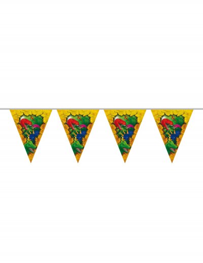 VEGAOOPRO Folat 61857 Guirlande de Dinosaures-6, Multicolore, Taille Unique