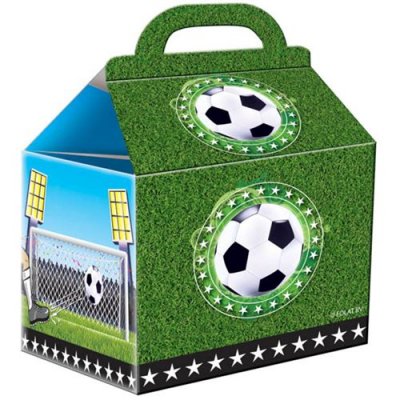 FOLAT  bo&icirc;te de jonction football junior 16 cm carton vert 4 pi&egrave;ces