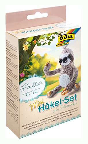 FOLIA  Mini kit de crochet 'paresseux' - Lot de 2